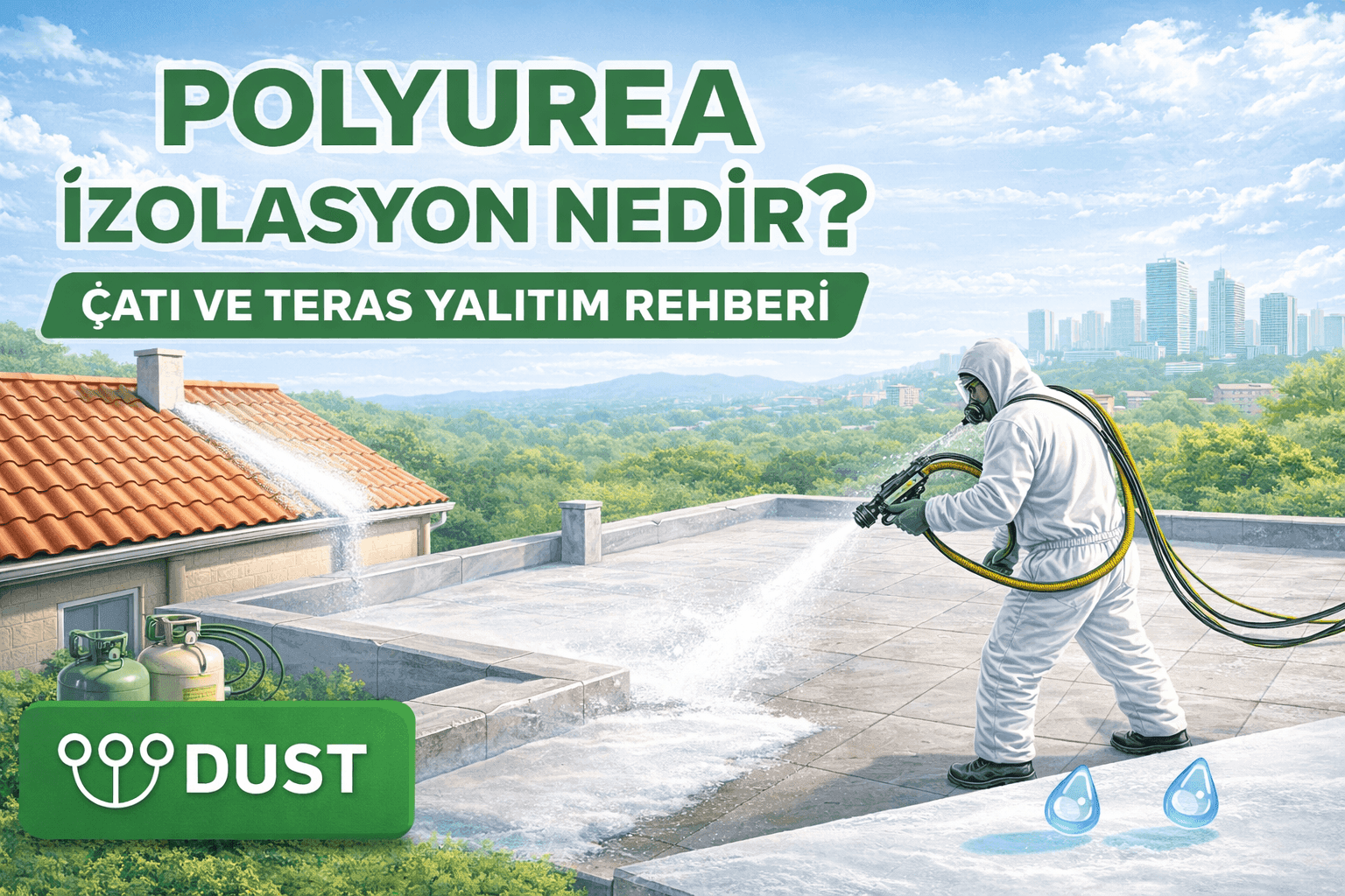 Polyurea İzolasyon Nedir? Çatı ve Teras Yalıtım Rehberi
